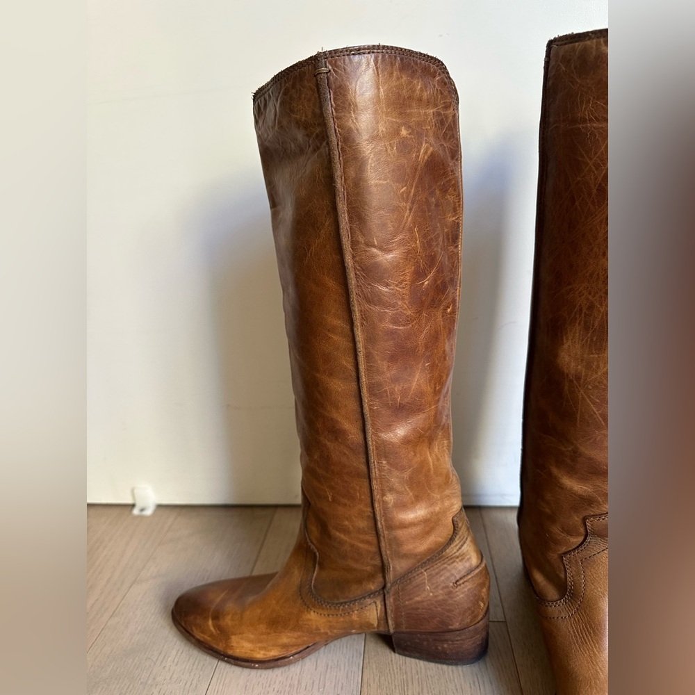 Frye Melissa Button 2 knee high riding boots size 10 - Picture 5 of 16